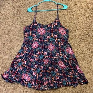 Open Back Mini Dress